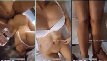 Anabella Galeano manteniendo relaciones sexuales sin ropa en posición de cuatro