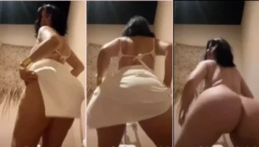 Silvia González se muestra sensual y excitada en el cuarto de baño