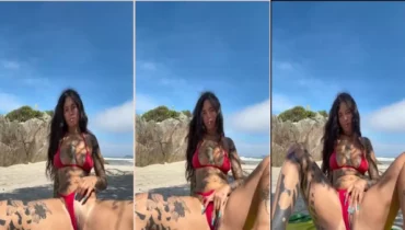 Stoner amateur mostrando el coño en la playa