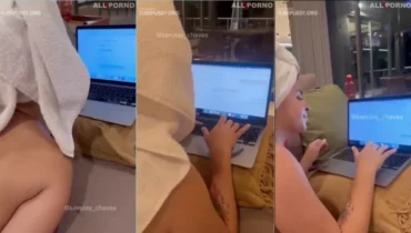 Kerolay Chaves se masturba mientras chatea