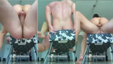 Grazi Mourao teniendo relaciones sexuales en la mesa pequeña